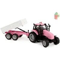 Kids Globe Tracteur jouet avec remorque 510241 KG510241
