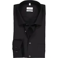 Seidensticker Homme Seidensticker Regular Fit Chemise noir, Unicolore