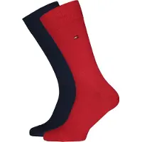 Tommy Hilfiger Underwear Chaussettes bleu nuit / rouge