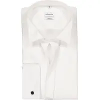 Seidensticker Regular Fit Chemise de gala blanc, Unicolore