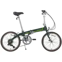 Dahon Piazza D8 Vélo pliant Vert Vert One Size