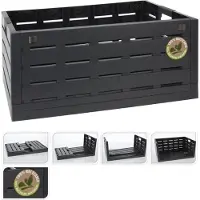 Koopman Caisse pliante 60 litres 59X38X27.5 cm Anthracite