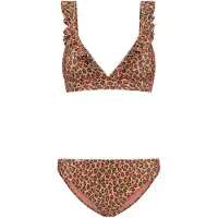 Shiwi Bikini 'BOBBY' jaune fluo / rose clair / rouge rouille / noir