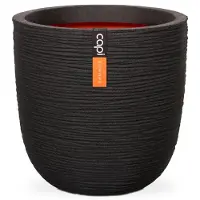 Capi Europe Pot en Plastique Noir 43 cm