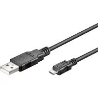 Alcasa Good Connections USB2.0 Kabel A-Micro B schw. 5m