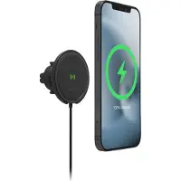 Mophie Snap+ Support de téléphone universel pour voiture avec chargeur grille d'aération M