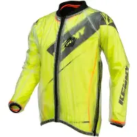 Kenny Unisexe, Vestes de pluie, Veste, Noir, Transparent, (S)