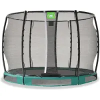Exit Allure Premium Trampoline ø305cm – Enterré – Trampoline Enterrée – Rond – Vert