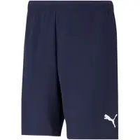 Puma Pantalon de sport 'TeamRise' bleu marine / blanc
