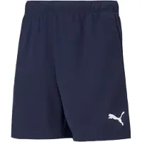 Puma Pantalon de sport 'TeamRise' bleu marine / blanc