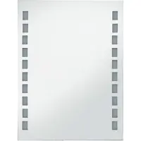 vidaXL Miroir mural de salle de bain avec LEDs 60x80 cm