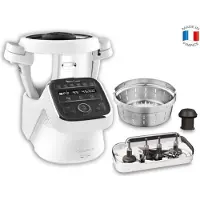 Moulinex Robot cuiseur multifonctions 3l 1550w blanc/gris - - HF80CB10 - companion xl