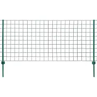 vidaXL Clôture métallique acier 20 x 1,5 m vert