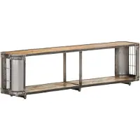 vidaXL Armoire TV 150x30x40 cm en bois massif de manguier