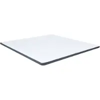 vidaXL Surmatelas pour boxspring 200 x 200 x 5 cm moyennement souple