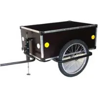 Roland Jumbo Low 20 Bike Trailer Noir Max 40 kg Garçon