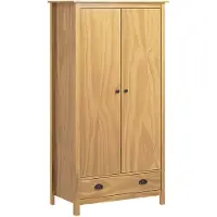 vidaXL Armoire avec 2 portes Hill 89x50x170 cm Pin massif