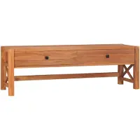 vidaXL Armoire TV 140x40x45 cm teck