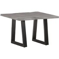 vidaXL Table basse avec bords en bois d'arbre 60x60x40 cm en acacia massif
