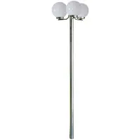 vidaXL Candélabre de jardin 3 flammes 220 cm