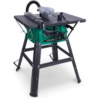 Vonroc Scie sur table 1500W - 210mm | Lame de scie 40 dents et guide d'onglet incl.