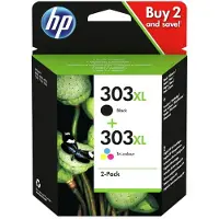 HP 303XL (3YN10AE) - Noir + 3 couleurs - Cartouche d'encre - Grande capacité - Multipack