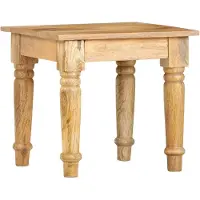 vidaXL Table d'appoint 43 x 43 x 40 cm Bois de manguier massif