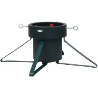 vidaXL Support de sapin de Noël Noir 46x46x19 cm