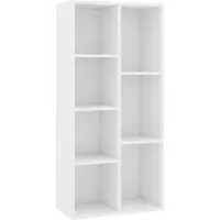 vidaXL Bibliothèque Blanc 50x25x106 cm Bois d'ingénierie