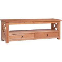 vidaXL Armoire TV 120 x 30 x 40 cm bois massif acajou