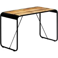 vidaXL Table à manger 118x60x76 cm Bois de manguier massif brut