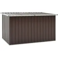 vidaXL Coffre de jardin brun 171 x 99 x 93 cm