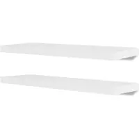 vidaXL Étagères murales 4 pcs Blanc 80 cm