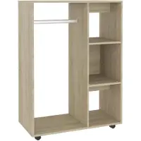 vidaXL Armoire Chêne Sonoma 80x40x110 cm Matériau dérivé du bois