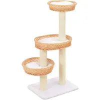 vidaXL Arbre à chat Sisal Saule naturel