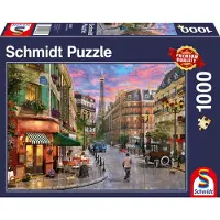 Schmidt Spiele Puzzle 1000 pièces route de la Tour Eiffel