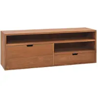 vidaXL Armoire TV 110x30x40 cm teck massif