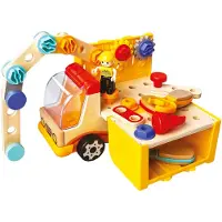 Bino Multi-voiture en bois avec outils