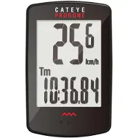 Cateye Compteur de vélo Cat Eye Padrone CC-PA100W, couleur : noir