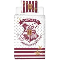 Molecule - Parure de lit 140X200 - Hogwarts '100% Cotton