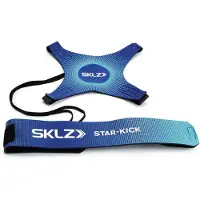 SKLZ Ballon d'entra nement de football solo r glable mains libres Star-Kick - Compatible avec les ballons de tailles 3, 4 et 5 (cobalt)