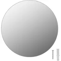 vidaXL Miroir rond sans cadre 30 cm Verre