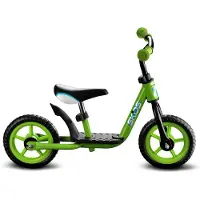 Stamp Porte-pieds en Acier Vert pour Contrôle de Glissades de Vélo pour Enfants