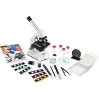 Buki France Microscope - FRANCE - 50 Expériences - Enfant - 8 ans - Mixte - Bleu - Piles fournies - Piles