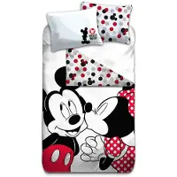 Javoli Housse de couette Minnie Mouse Disney - 140 x 200 cm - Polyester - 140 x 200 cm