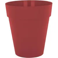 Blokker Pot De Fleurs Capri Haut - 46 Cm - Rouge Foncé