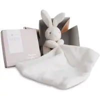 Doudou et Compagnie Doudou Coffret cadeau - lapin avec crapaud 10 cm