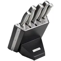Diamant sabatier Riyouri Bloc à Couteaux 5 pièces Noir
