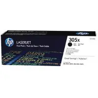 HP CE410XD) No 305X HP305X 305X Dual Pack Noir Cartouche (CE410XD)