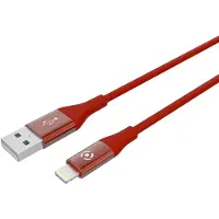 Celly USBLIGHTCOL3MRD câble Lightning 3 m Rouge